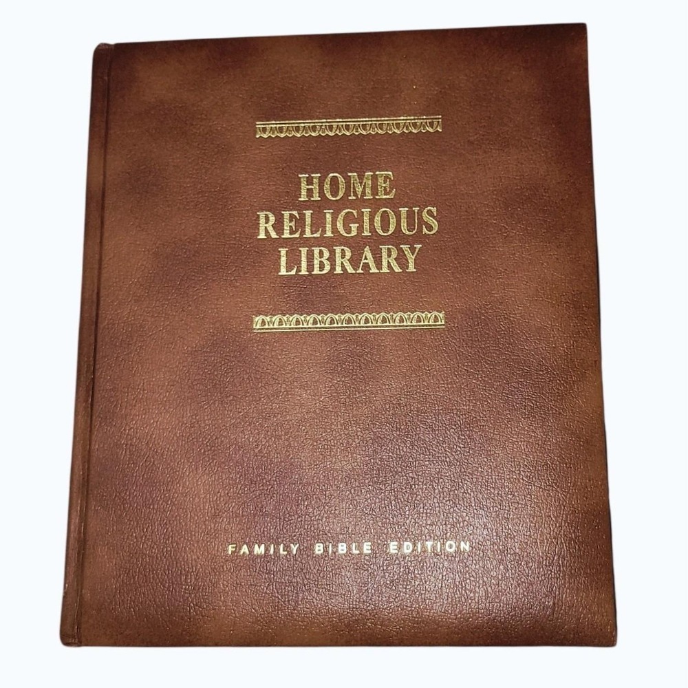 1977‎ Home Religious Library Family Bible Edition KJV Southwestern Co Gold